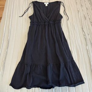 Loft Petites V-Neck Mini Dress | Size MP